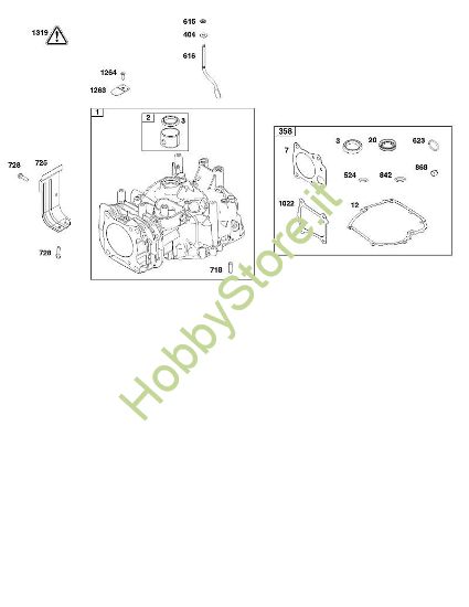 G - GRUPPO CILINDRI B&S - 12 €¦ 123P02-0067-H1 brand Stihl